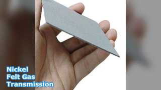 निकेल फाइबर फेल्ट गैस ट्रांसमिशन सुपीरियर
